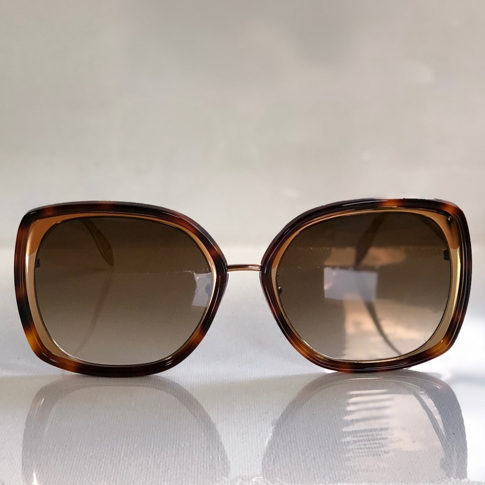 Alexander McQueen 57mm Square Sunglasses nwot